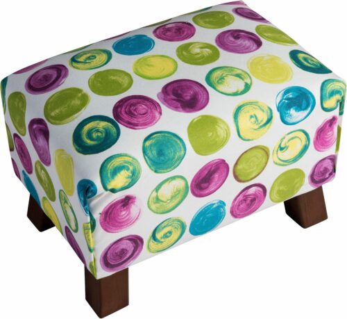 Max Winzer® Fußhocker »Footstool«, Minihocker Breite 40 cm, mit bunten Punkten