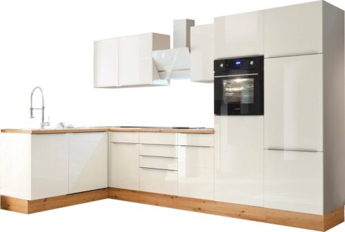 RESPEKTA Winkelküche »Safado«, hochwertige Ausstattung wie Soft Close Funktion, schnelle Lieferzeit, Stellbreite 340 x 172 cm