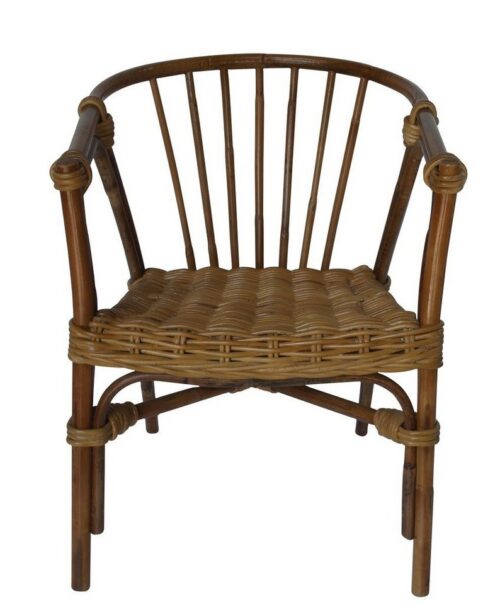 SIT 4-Fußstuhl »Sessel Rattan, Gestell recyceltes Teak«, Rattan, Gestell recyceltes Teak