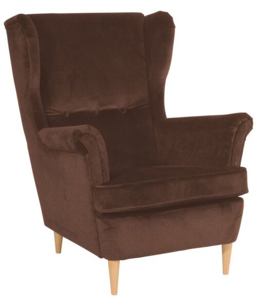 Max Winzer® Sessel »Clint«, Ohrenbackensessel Samt