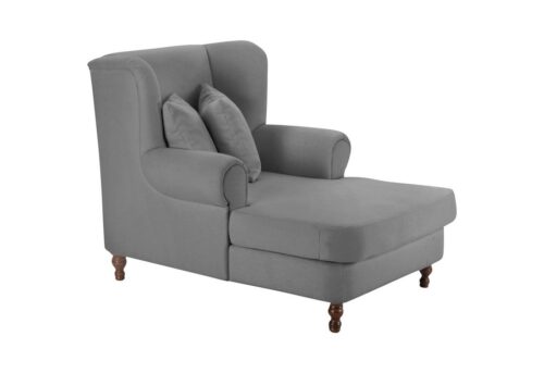 Max Winzer® Sessel »Mareille«, Big-Sessel inkl. 2x Zierkissen 55x55cm + 40x40cm Samt