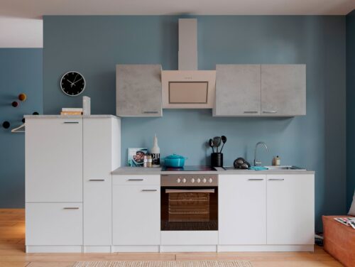 RESPEKTA Küchenzeile, mit E-Geräten, Breite 300 cm