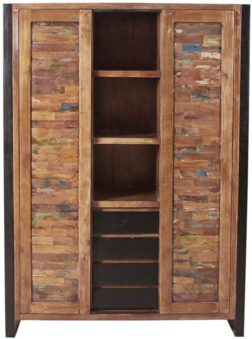 SIT Stauraumschrank »Mox« farbiges Recyclingholz mit Eisen