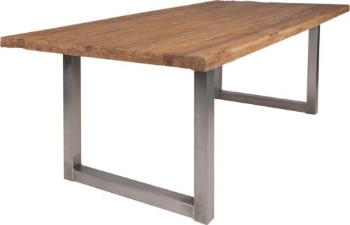 SIT Esstisch »Tops&Tables«, mit rustikaler Tischplatte aus recyceltem Altholz Teak
