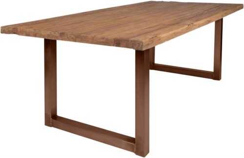 SIT Esstisch »Tops&Tables«, mit rustikaler Tischplatte aus recyceltem Altholz Teak