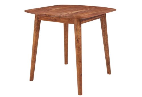 Wohnling Esstisch »WL5.571«, Esszimmertisch Sheesham 80x78x80 cm Massivholz Tisch Designer Küchentisch Holz Massivher Holztisch Rustikal Speisetisch Massives Echt-Holz Modern