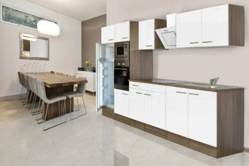 RESPEKTA Küchenzeile »York«, mit E-Geräten, Breite 330 cm