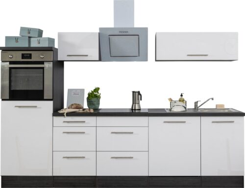 RESPEKTA Küchenzeile »RP280«, mit E-Geräten, Breite 280 cm