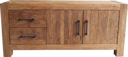 SIT Lowboard »Banda«, aus recyceltem Teakholz, Breite 160 cm, Shabby Chic, Vintage