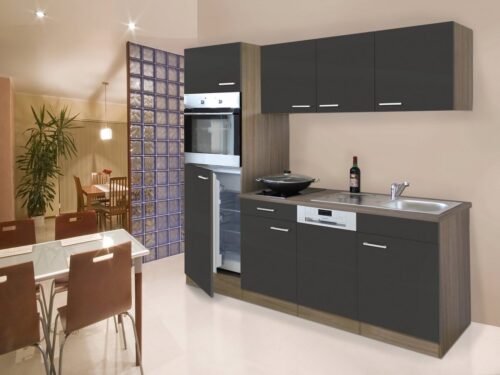 RESPEKTA Küchenzeile »York«, mit E-Geräten, Breite 205 cm