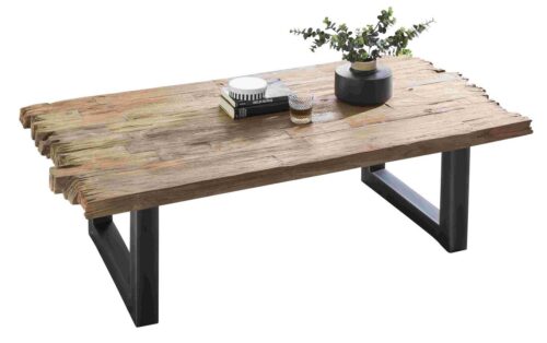 SIT Couchtisch »Couchtisch recyceltes Teak mit Metall«, recyceltes Teak mit Metall