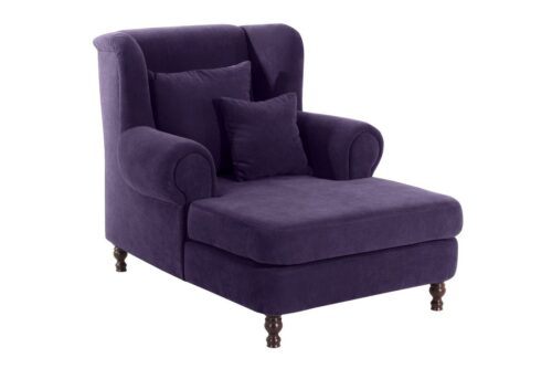 Max Winzer® Sessel »Mareille«, Big-Sessel inkl. 2x Zierkissen 55x55cm + 40x40cm Velours