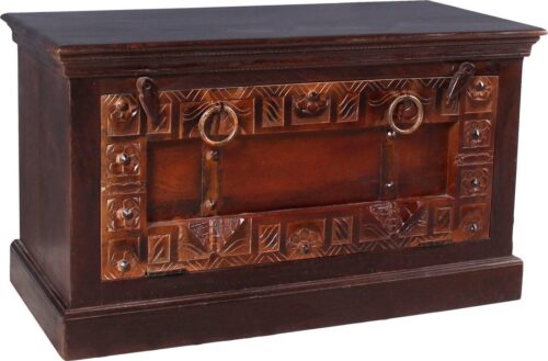 SIT Schuhschrank »Almirah« mit tollen Schnitzereien und Metallbeschlägen