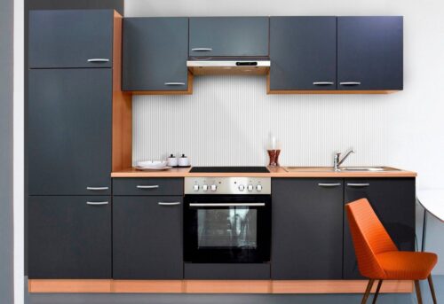 RESPEKTA Küchenzeile »Basic«, mit Glaskeramik-Kochfeld, Breite 270 cm