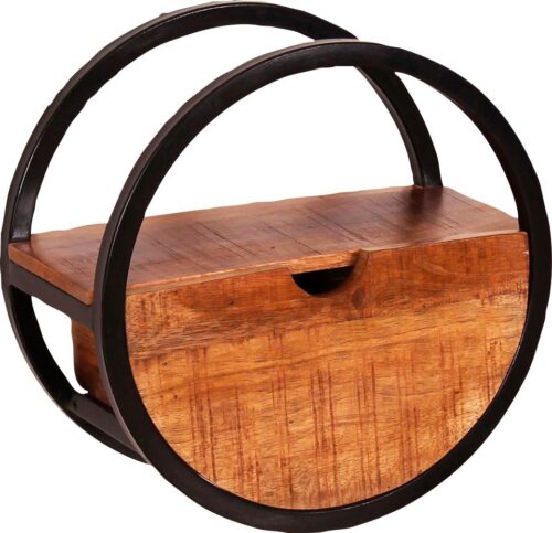 SIT Wandregal, Mit Schublade aus Mangoholz