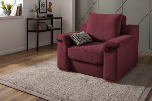 Home affaire Polstergarnitur »Tiny November«, (2-tlg), Verwandlungssessel: Hocker im Sessel integriert, Breite 112 cm