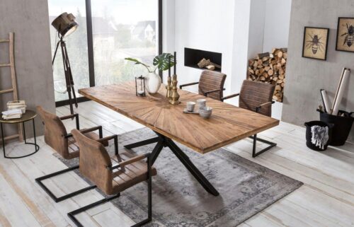 SIT Esstisch »Tops&Tables«, aus recyceltem Altholz Teak
