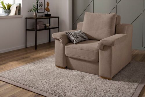 Home affaire Polstergarnitur »Tiny November«, (2-tlg), Verwandlungssessel: Hocker im Sessel integriert, Breite 112 cm