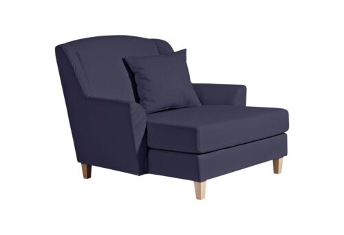 Max Winzer® Sessel »Judith«, Big-Sessel inkl. 1x Zierkissen 55x55cm Kunstleder