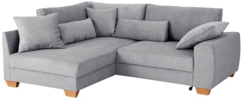 Home affaire Ecksofa »Helena Luxus«, mit besonders hochwertiger Polsterung für bis zu 140 kg pro Sitzfläche, auch in Cord-Bezug, incl. 2 Nierenkissen und 3 Zierkissen