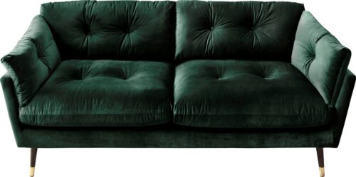 Trendfabrik 2,5-Sitzer, mit Fuß in Holz-Metallkombination, frei im Raum stellbar