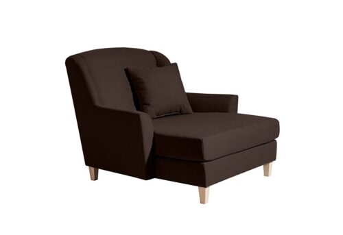 Max Winzer® Sessel »Judith«, Big-Sessel inkl. 1x Zierkissen 55x55cm Leinenoptik