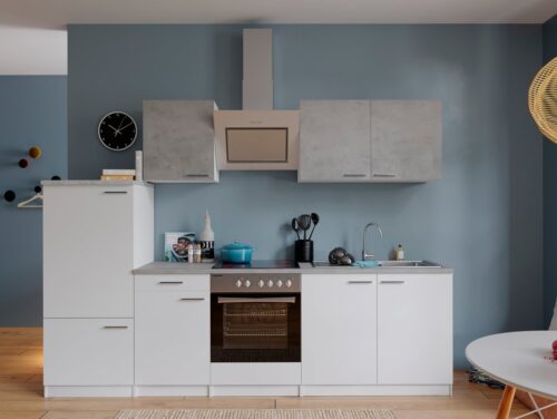 RESPEKTA Küchenzeile, mit E-Geräten, Breite 270 cm