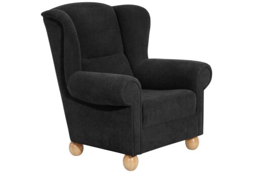 Max Winzer® Sessel »Monarch«, Ohrenbackensessel Velours