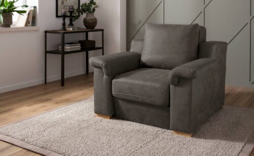 Home affaire Polstergarnitur »Tiny November«, (2-tlg), Verwandlungssessel: Hocker im Sessel integriert, Breite 112 cm