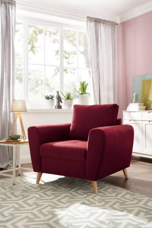 Home affaire Sessel »Penelope Luxus«, mit besonders hochwertiger Polsterung für bis zu 140 kg pro Sitzfläche