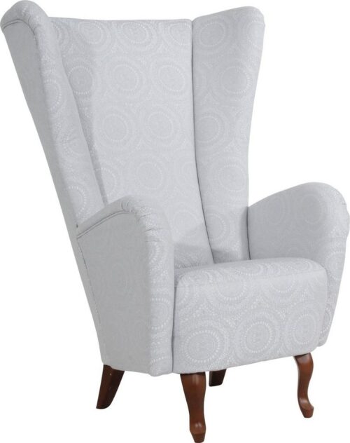 Max Winzer® Ohrensessel »Anastasia«, mit geschwungenen Holzfüßen, Hochlehner