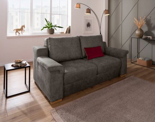 Home affaire Polstergarnitur »Tiny November«, (3-tlg), Verwandlungsofa: 2 Hocker im Sofa integriert, können separat gestellt werden, Sitzbreite 140 cm