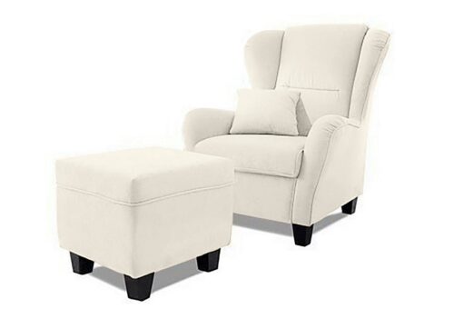 Home affaire Sessel »Oliver« (2-St), inklusive Hocker, Microfaser