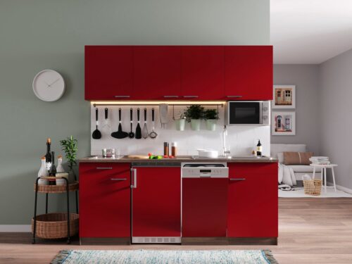 RESPEKTA Küchenzeile »York«, mit E-Geräten, Breite 195 cm