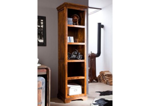 Massivmoebel24 Regal »OXFORD«, hochwertiges Edelholz,authentische Holzadern,aufwendige Schnitzereien und Verzierungen,