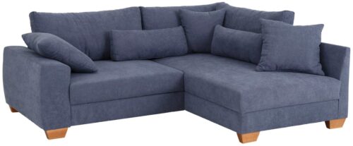 Home affaire Ecksofa »Helena Luxus«, mit besonders hochwertiger Polsterung für bis zu 140 kg pro Sitzfläche, auch in Cord-Bezug, incl. 2 Nierenkissen und 3 Zierkissen