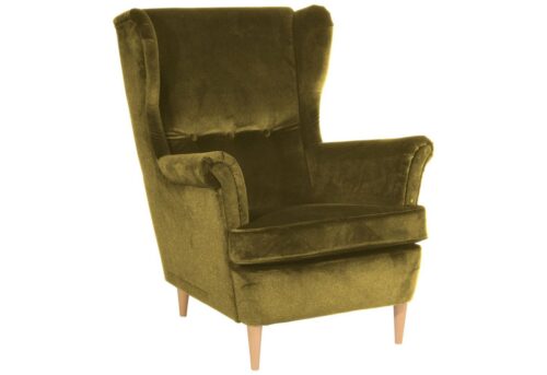 Max Winzer® Sessel »Clint«, Ohrenbackensessel Samt