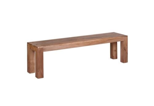 Wohnling Essbank »WL1.463«, Esszimmer Sitzbank MUMBAI Massiv-Holz Akazie 160 x 45 x 35 cm Holz-Bank Natur-Produkt Küchenbank im Landhaus-Stil