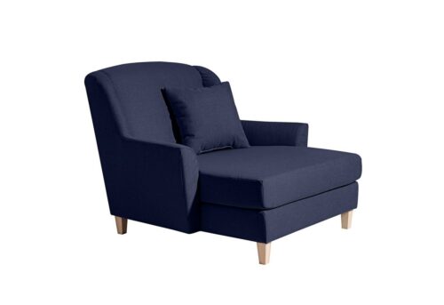 Max Winzer® Sessel »Judith«, Big-Sessel inkl. 1x Zierkissen 55x55cm Leinenoptik