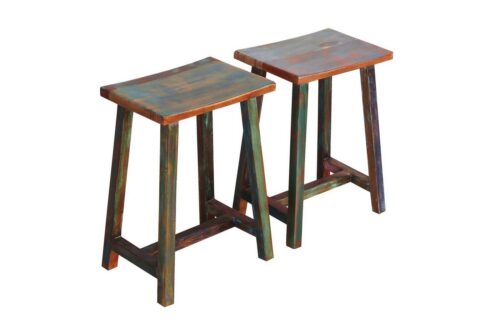 SIT Esstisch »Klapptisch mit 2 Hockern Altholz mit starken Gebra«, Altholz mit starken Gebrauchsspuren, lackiert