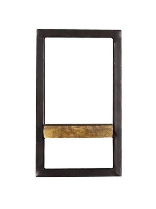 SIT Regal »Wandregal Mangoholz, Metall«, Mangoholz, Metall