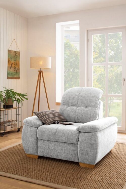 Home affaire Sessel »Lotus Home«, wahlweise mit Kopfteilverstellung und Aqua Clean-Bezug für leichte Reinigung mit Wasser