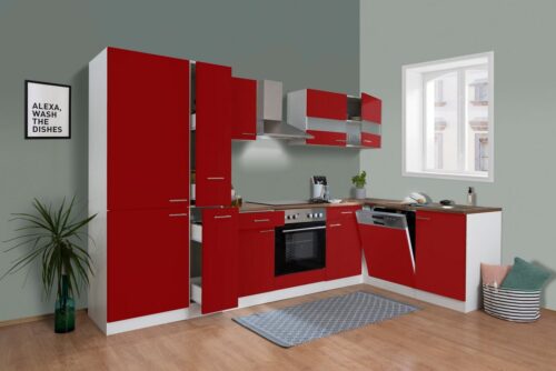 RESPEKTA Winkelküche »Hamm«, mit E-Geräten, Stellbreite 310 x 172 cm