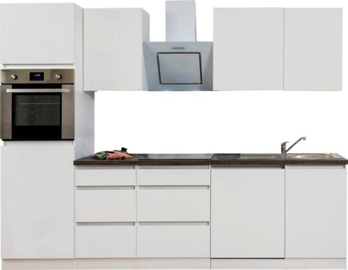 RESPEKTA Küchenzeile »Boston«, mit E-Geräten, Breite 280 cm
