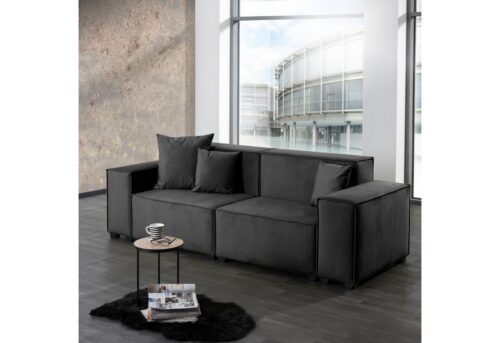 Max Winzer® Wohnlandschaft »MOVE«, Set, Sofa-Set 01 aus 6 Sitz-Elementen, inklusive 3 Zierkissen, individuell kombinierbar