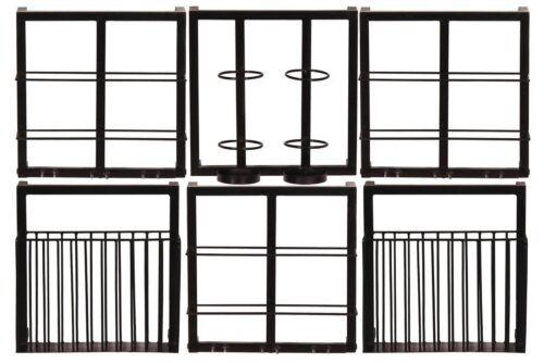 SIT Regal »Wandregal-Set, 6-teilig Metall«, Metall