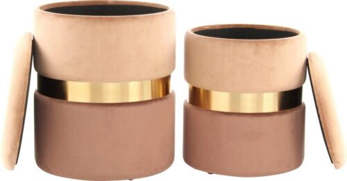 Kayoom Stauraumhocker »Zora 125« (2 St), Sitzfläche abnehmbar für Stauraum im Inneren