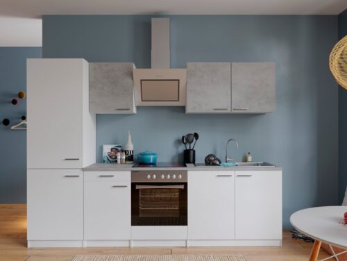 RESPEKTA Küchenzeile, mit E-Geräten, Breite 270 cm