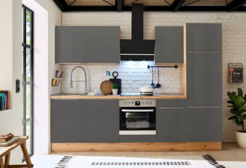 RESPEKTA Küchenzeile »Safado«, hochwertige Ausstattung wie Soft Close Funktion, schnelle Lieferzeit, Breite 280 cm