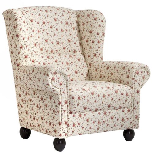 Max Winzer® Sessel »Monarch«, Ohrenbackensessel geblümt